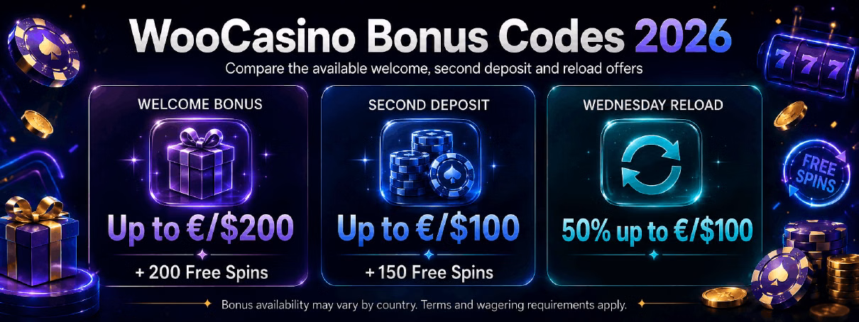 Woo Casino no deposit bonus activation
